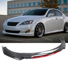 Carbon Fiber Style For 06-08 Lexus Is250 Is350 Front Bumper Lip Spoiler Splitter