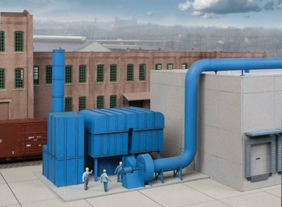 Walthers Organic Vapor Air Cleaner (RTO) - Cornerstone Industrial Park Kit - HO