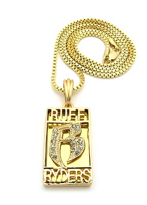 New RUFF RYDERS 'R' Pendant &2mm/24