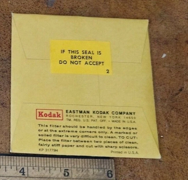 CC20M Color Compensating Fliter 3" - 75mm Square Kodak gelatin filter - Image 2 of 4