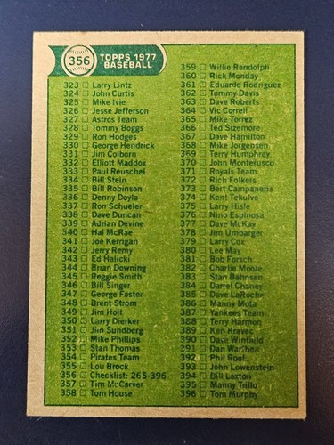 Tarjetas de béisbol Topps 1977 completan tu conjunto que elijas elegir cada una #301 - 660 - Imagen 67 de 355