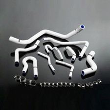 Fit For 92-00 Honda Civic D15 D16 Sohc Egek White Silicone Radiator Hose Kit Fit For 92-00 Honda Civic D15 D16 Sohc Egek White Silicone Radiator Hose Kit