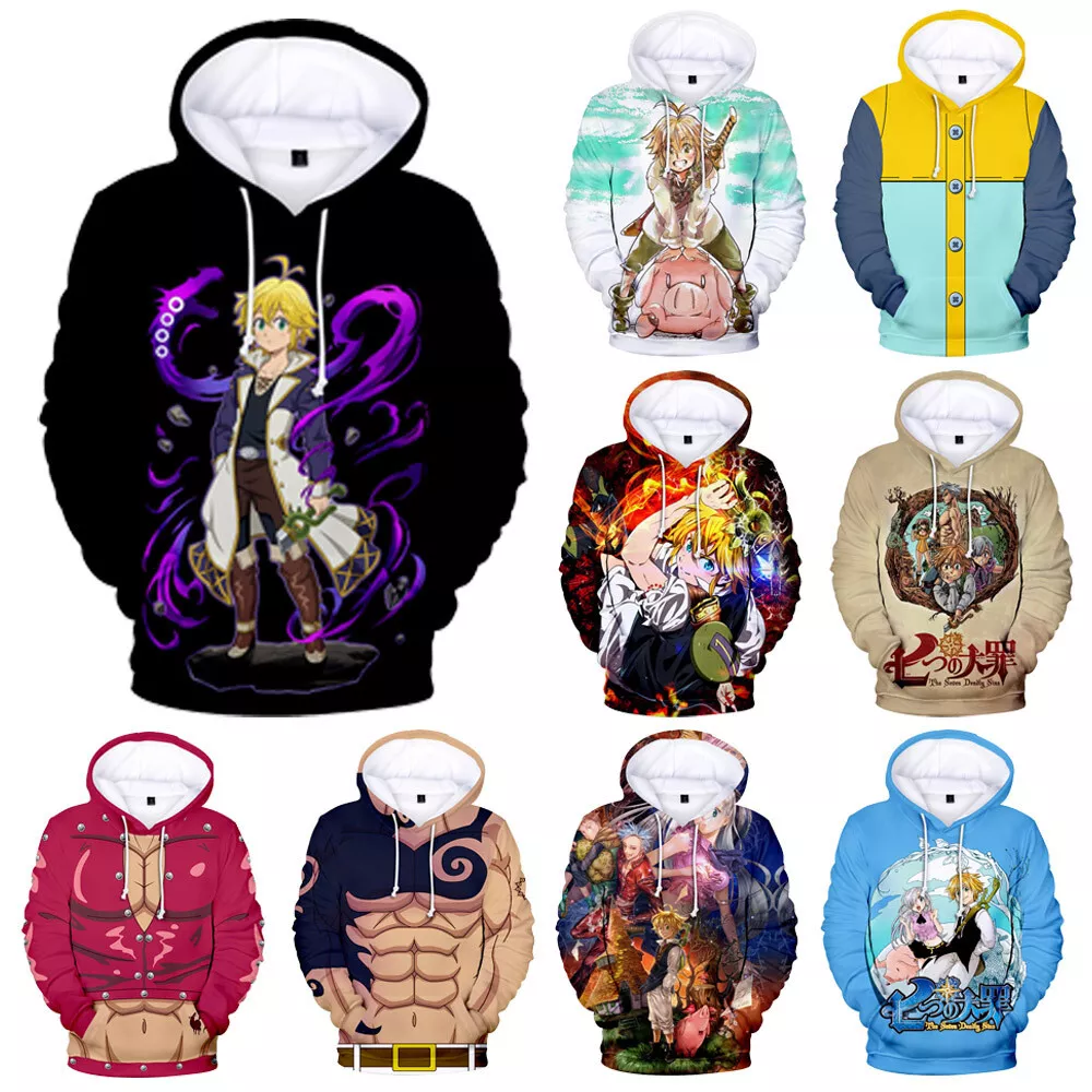 The Seven Deadly Sins King Meliodas 3D Hoodies Ban Escanor