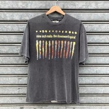 Nine Inch Nails The Downward Spiral 1994 Band Black Unisex Tshirt Reprint S-5XL