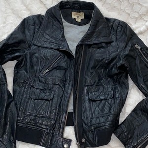 converse with leather jacket