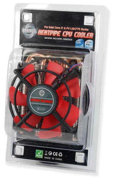 NEW 100mm Silent Heatpipe LGA 1155 1156 AMD Phenom II X4 64 X3 X2 AM2 CPU Cooler - Image 2 of 4