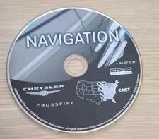 CHRYSLER CROSSFIRE GPS MAP NAVIGATION DVD DISC CD OEM PART A1938270259 EAST