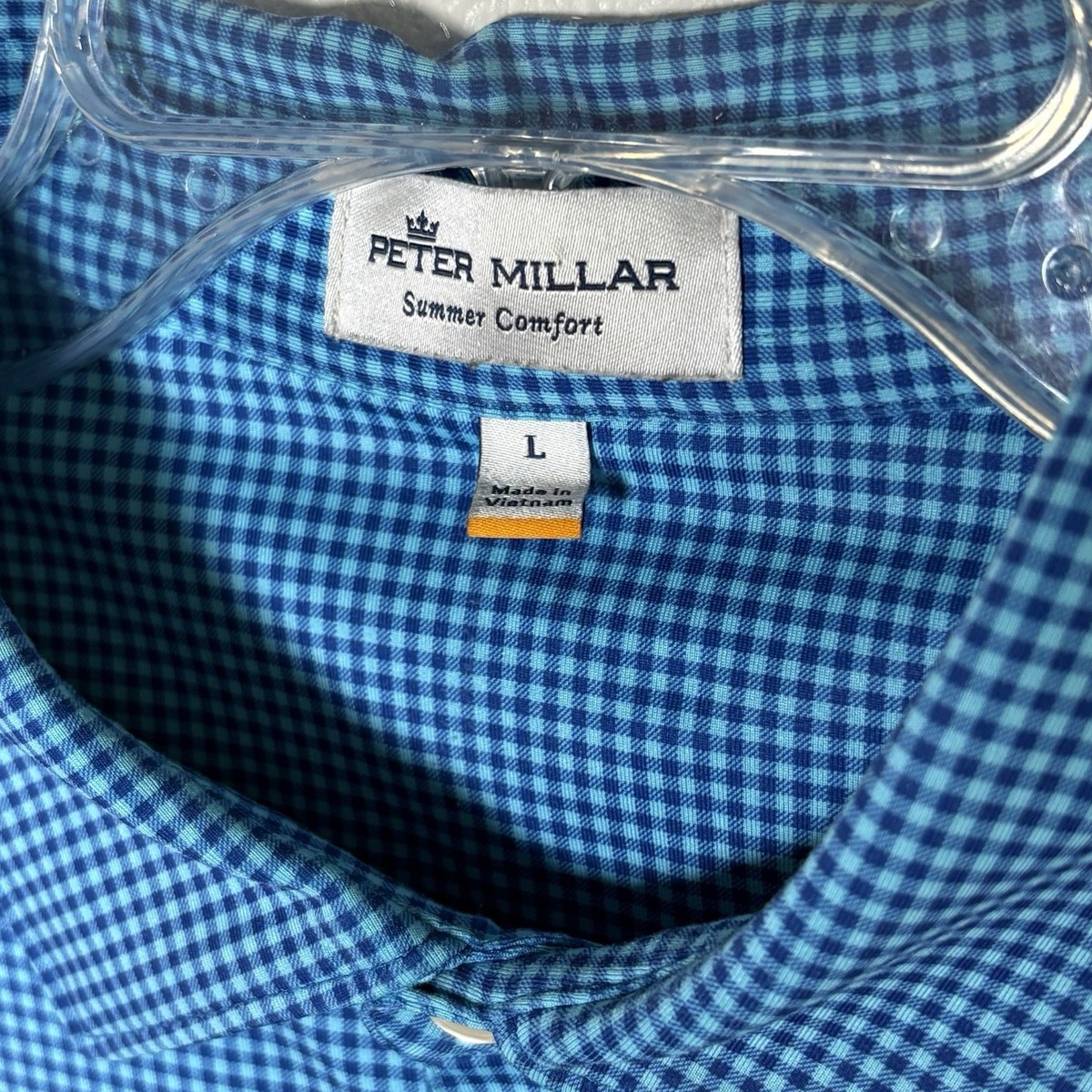 Peter Millar Summer Comfort Polo Golf Shirt Mens Large L