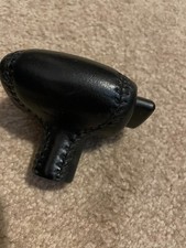 Lincoln Mark Vii 1988 1989 Leather Wrapped Shifter Knob Black