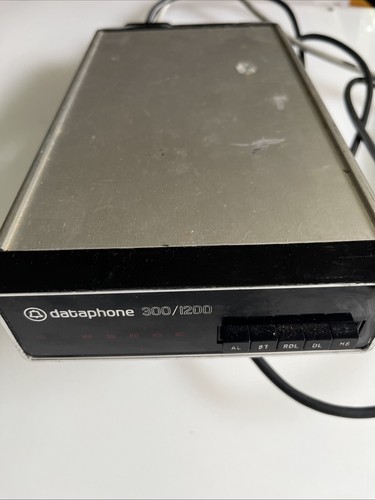 Bell Dataphone 300/1200 modem Vintage dial up networking etc. with power supply