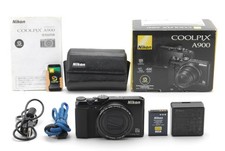 ［Mint Box］Nikon Coolpix A900 Black 20.3 MP Compact Digital Camera From JAPAN