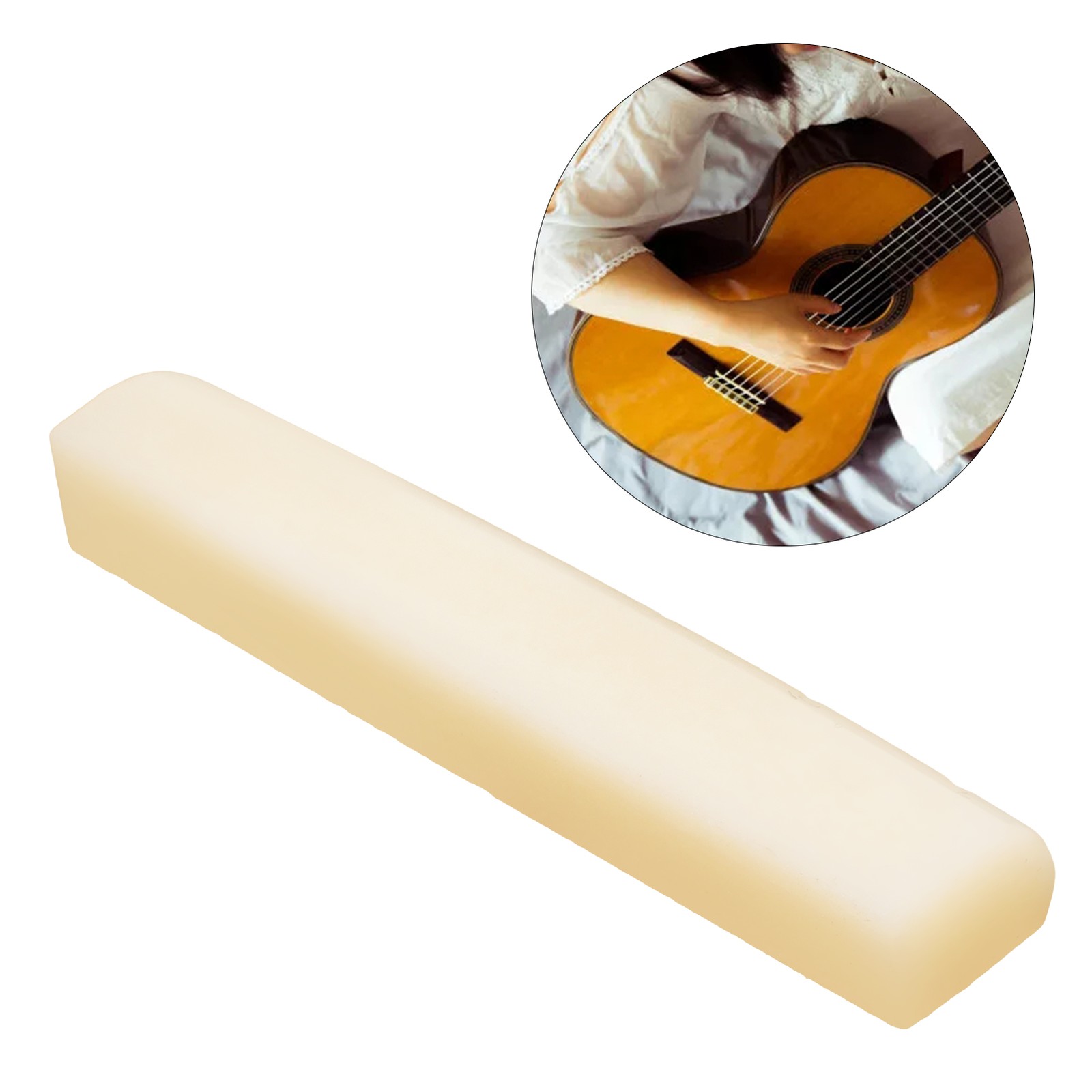 Unbleached Acoustic Guitar Nuts Fit For 43mm Guitar Slot Pure Complete Bone Fit