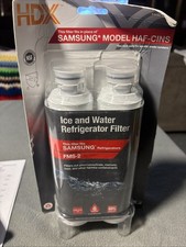 NEW 2PK HDX FMS-2 Replacement Water Filter/Purifier for Samsung Refrigerators