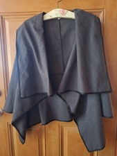 Gray Shawl/Cardigan/Sweater Sz Medium