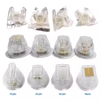 Replacement 10/25/64/nano Pins RF Gold Plated Cartridges Tips for RF Machine