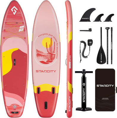 Starcity 11'*33''*6'' Blow Up Paddle Board, Inflatable Paddle Board, Spacious and