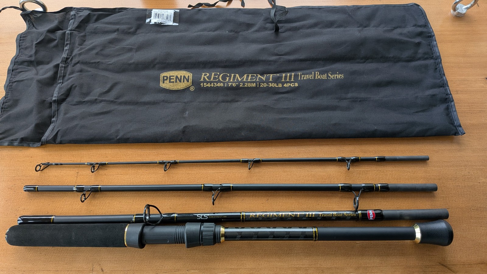 Penn Regiment III Travel Boat Rod, Model 764, 4xSections SLS Construction.