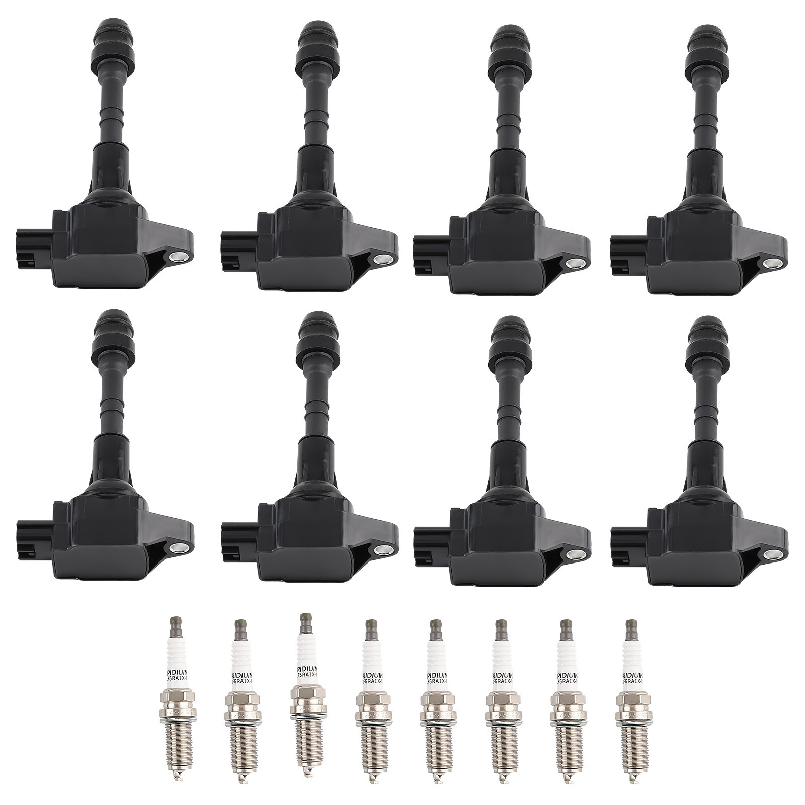 Set of 8 Ignition  Spark Plug For Infiniti QX56 Nissan Armada NV2500 UF551 4469