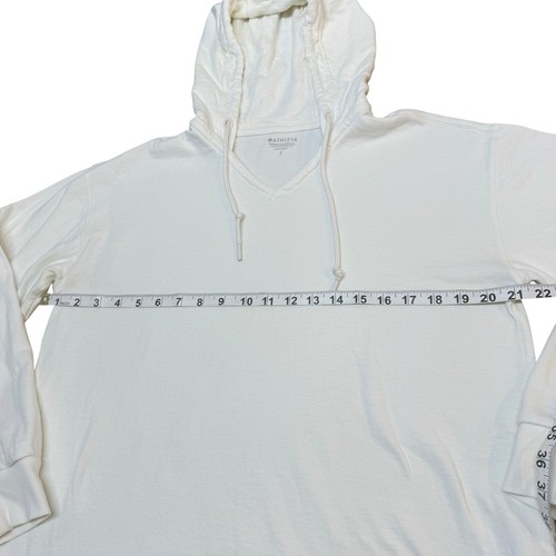 ATHLETA SUNDOWN ALLIANCE HOODIE SWEATSHIRT, MAGNOLIA WHITE Small - Picture 7 of 9