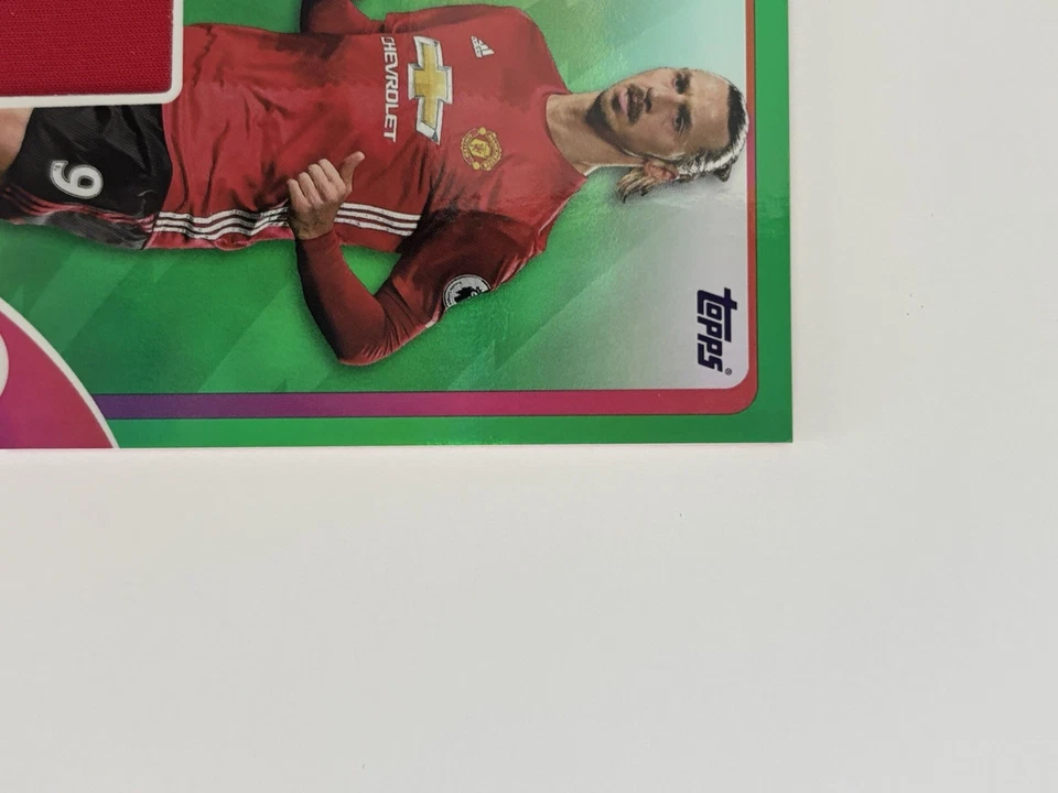 ZLATAN IBRAHIMOVIC 2025-26 Topps Premier League /99 Patch Green Rainbow SP - Image 3 of 4