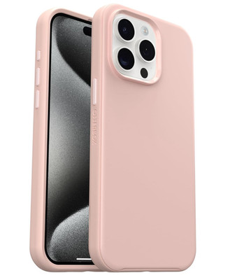 OtterBox   Symmetry iPhone 15 Pro Max MagSafe Hülle stoßfest dünn rosa Case