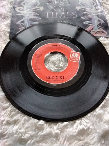 1980 Styx/The Best Of Times / Lights 45RPM Single Record 7" Vinyl Single 45 RPM - Picture 8 of 8