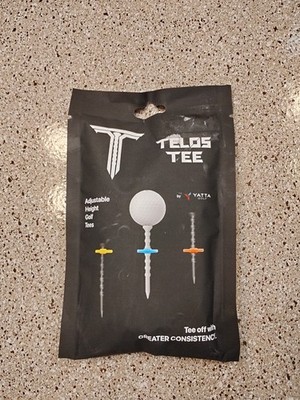 2 PACKS YATTA GOLF TELOS ADJUSTABLE TEES - NIP