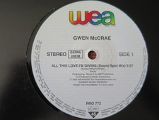GWEN McCRAE   ALL THIS LOVE I M GIVING   12  ...