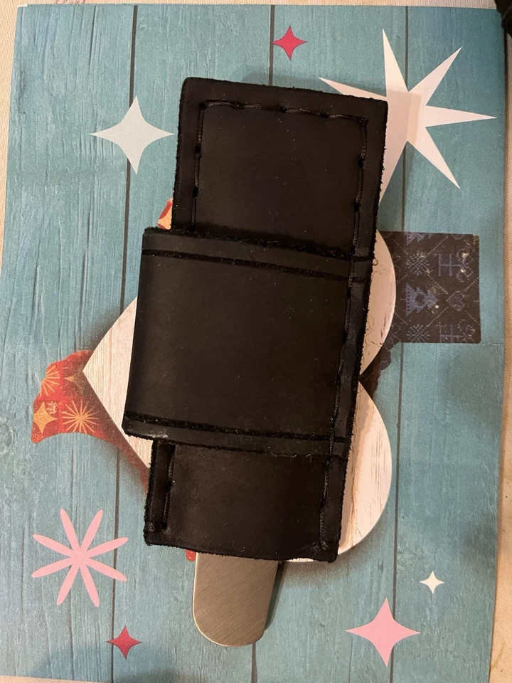 Cuchillo Kiridashi de titanio con funda para cinturón Foto 3 de 3