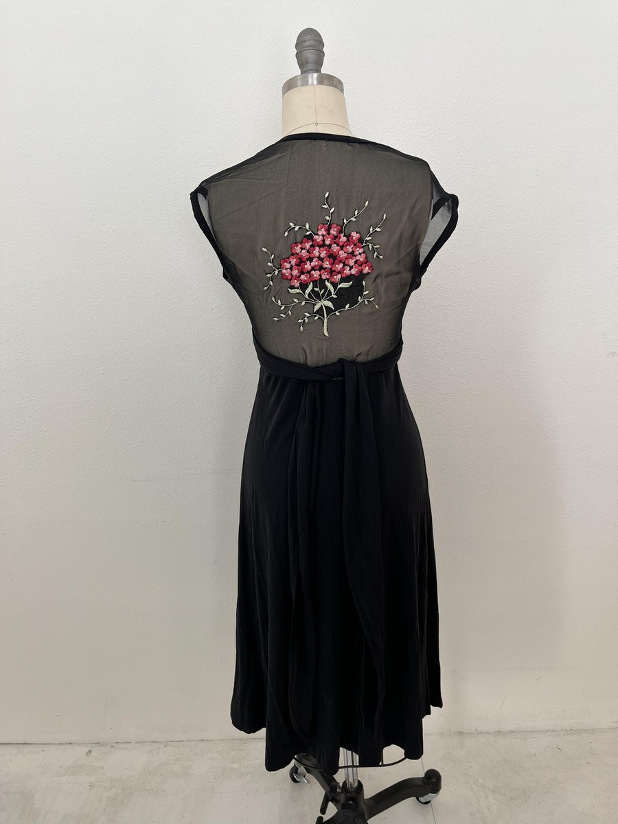 green emerald velvet dress Miller Dress Cotton Velvet Black Embroidered – Tallulah and Hope
