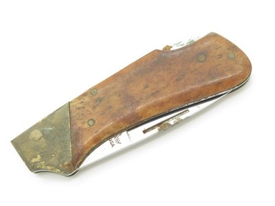 Vtg Kershaw Kai 2110 Seki Japan Bone Handle 3.25