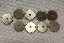 Aurora Afx 8 Piece Small Hole Brass Idler Gear Lot