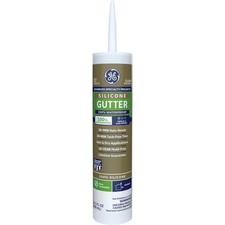 GE Gutter Silicone Advanced Speciality Products, Clear, 10.1 Oz. Cartridge GE