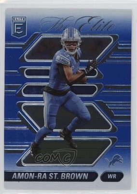 2024 Panini Donruss Elite The Elite Blue 3/25 Amon-Ra St Brown #5 1mt4
