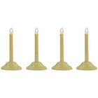 Northlight Single Light Window Candles - 9.5" - Ivory - Set of 4