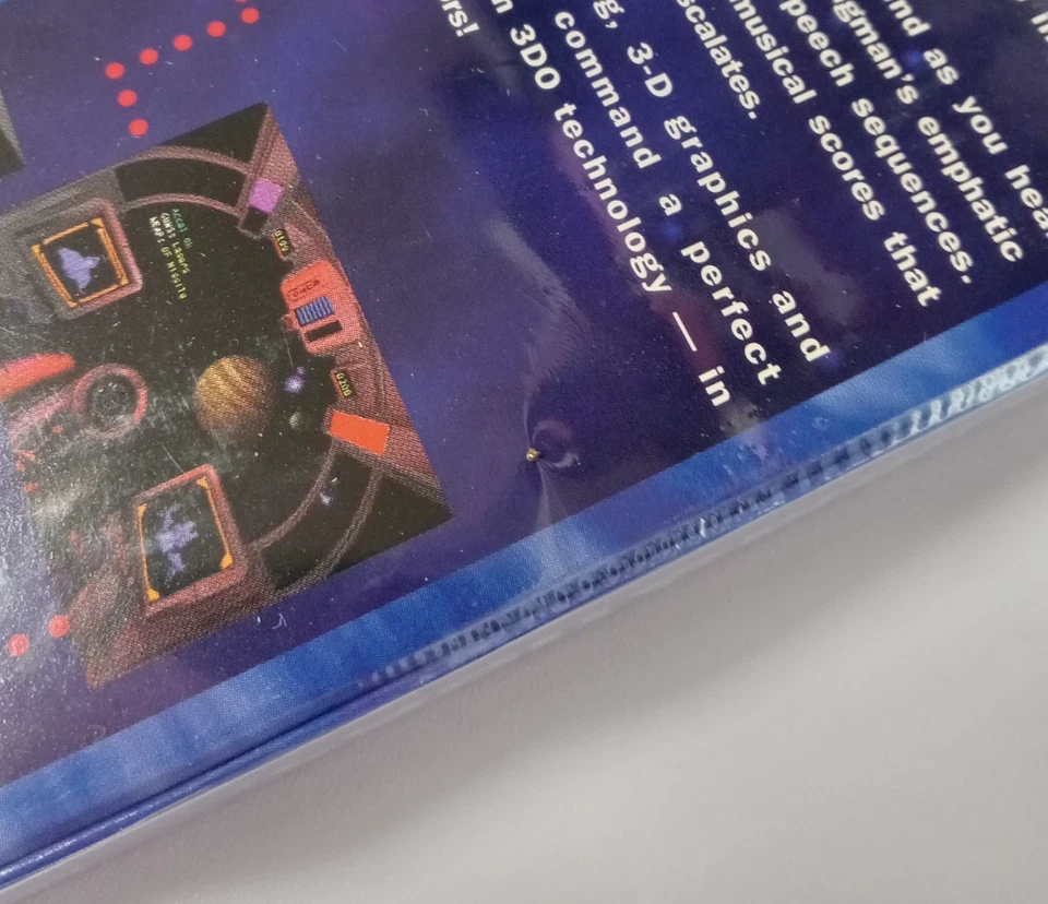Super Wing Commander (Panasonic 3DO, 1994) - SEALED LONG BOX, *Tear in Seal* - Image 4 of 4