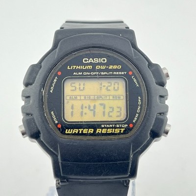 Casio DW-280 Multifunction Lithium Digital Watch Module 1000 RARE Korea