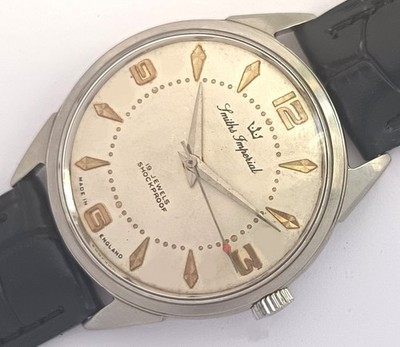 19 JEWELS MADE IN ENGLAND SMITHS SMITHS IMPERIAL HERREN UHR ZUM AUFZIEHEN VINTAGE