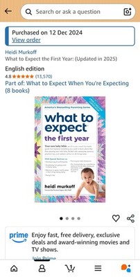 Murkoff, Heidi - What to Expect: The First Year Buch