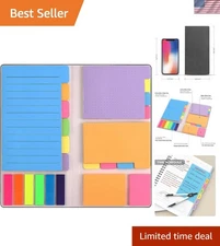 Sticky Notes Set - 402 Colorful Self-Stick Notes for Better Organization