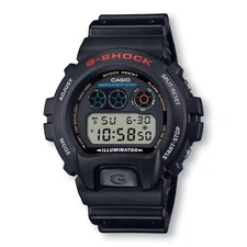 CASIO DW6900-1V G-Shock Chronograph Durable Multifunctional Watch, Black