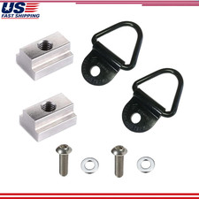 2 Kits Bed Rail Toyota Tacoma Bed Cleats Tie Down Anchors Rings T Slot Nuts Tund