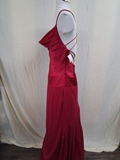 Nichole Miller Cowlneck Red evening gown