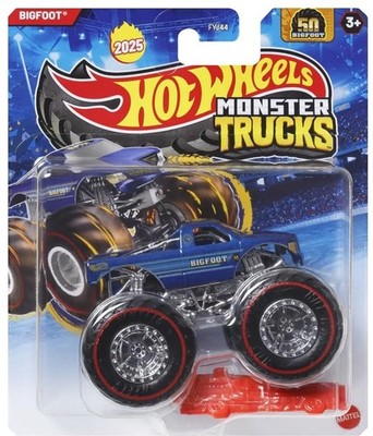 2025 Hot Wheels Monster Trucks Treasure Hunt Bigfoot- FYJ44, JCF13- New, Sealed