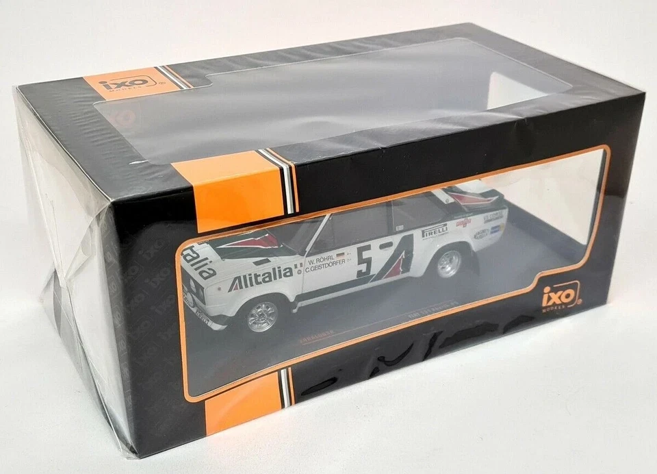 IXO MODELS 1:24 AUTO FIAT 131 ABARTH #5 ROHRL RALLY ACROPOLIS 1978 24RAL003A - Immagine 2 di 4