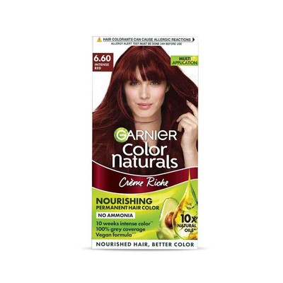 Garnier Naturals Cr�me Hair Color Shade 6.60 Intense Red ,70ml+60g.