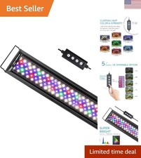 Advanced LED Aquarium Light with Timer, 24/7 Lighting Cycle DIY Mode, Full ...