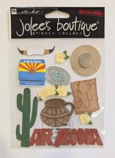 RARE Jolee's Arizona United States Travel Scrapbooking Stickers  LOOSE PIECES