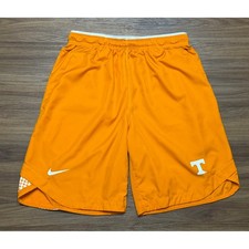 Nike NCAA Tennessee Volunteers Dri-FIT Orange Football Shorts Checkerboard Sz M