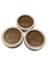 3 Pack FLOWER Beauty Light Illusion Perfecting Powder D3 Mocha